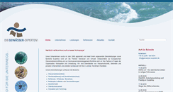 Desktop Screenshot of gewaesser-experten.de